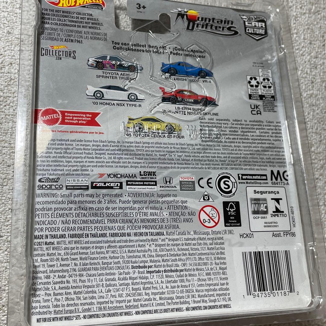 ミニカー HOT WHEELS LIBERTY WALK LB-ER34