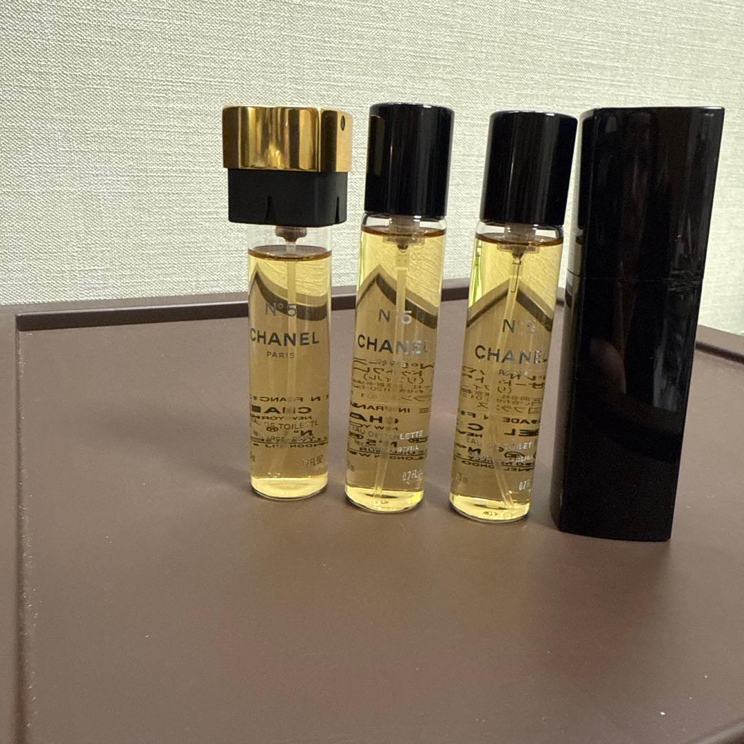 CHANEL N°5 パーススプレーセット 3本 Chanel No.5 Eau De Toilette Purse Spray Refills 3x20ml/0.7oz | eBay