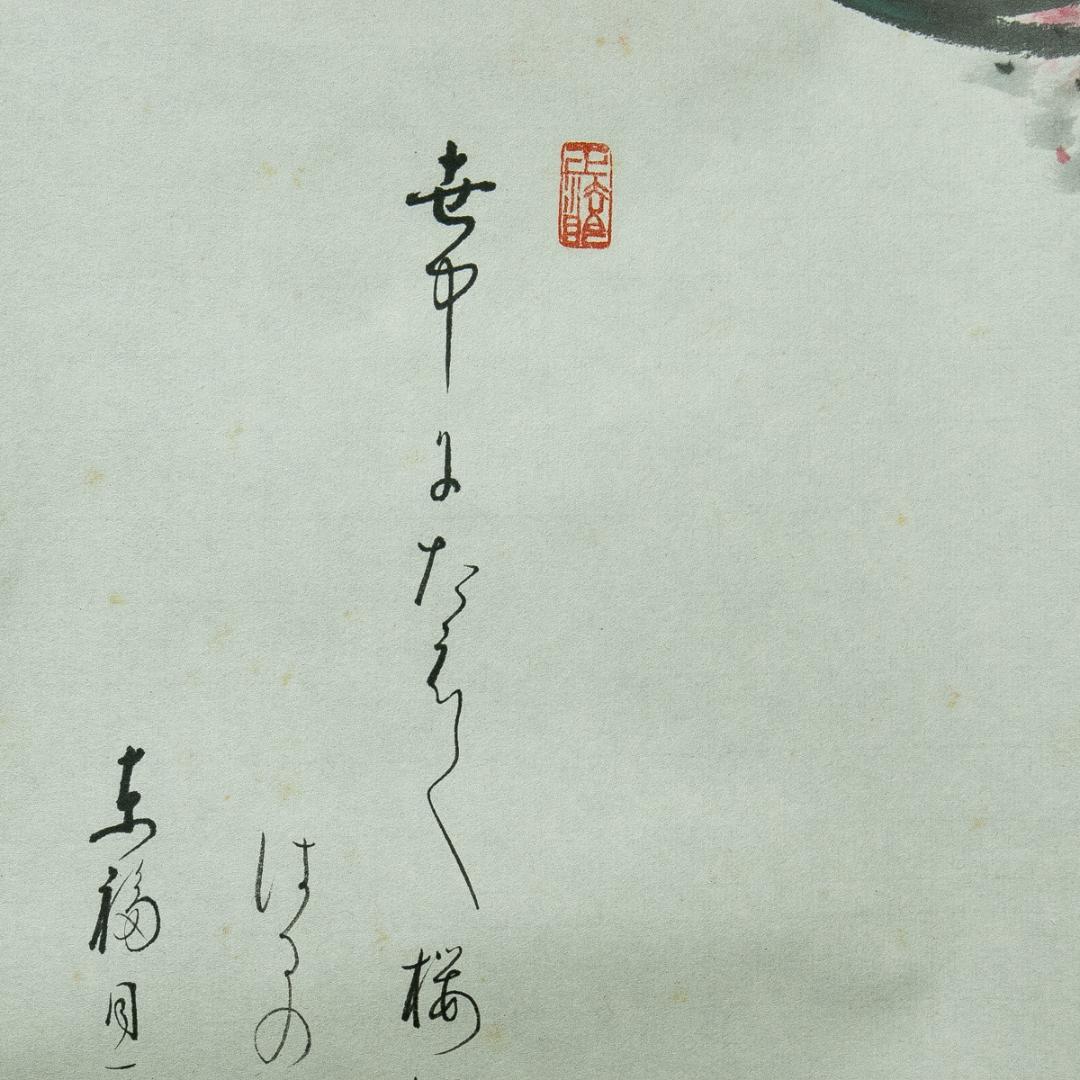 掛軸-1728 東福寺 西部文浄 夜桜画賛 共箱 - メルカリ