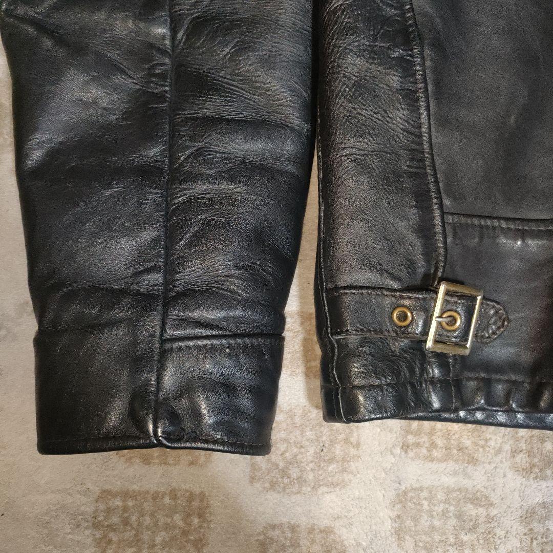 良品人気SchottAT101レザー シングルジャケット36ダメでも対応有
