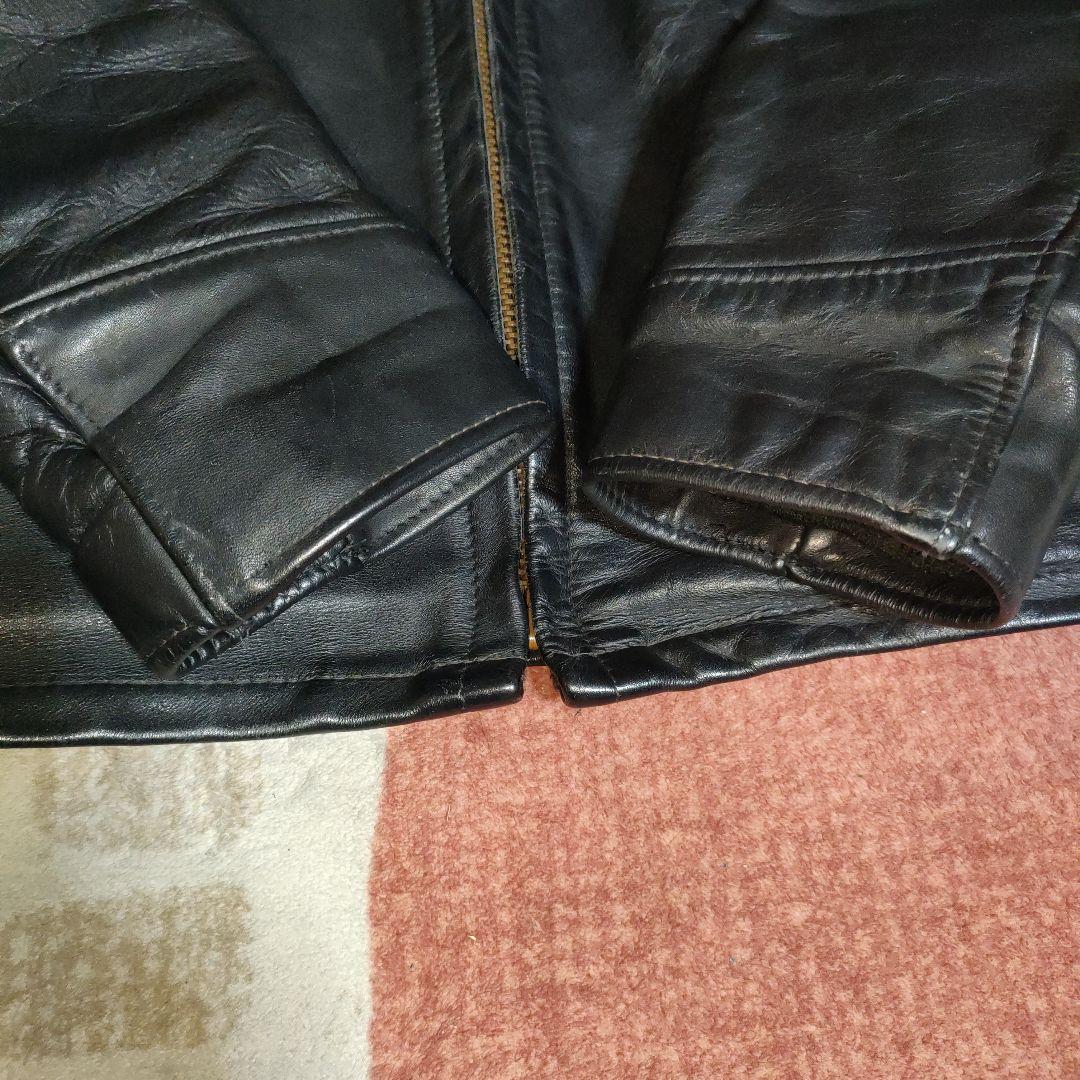 良品人気SchottAT101レザー シングルジャケット36ダメでも対応有