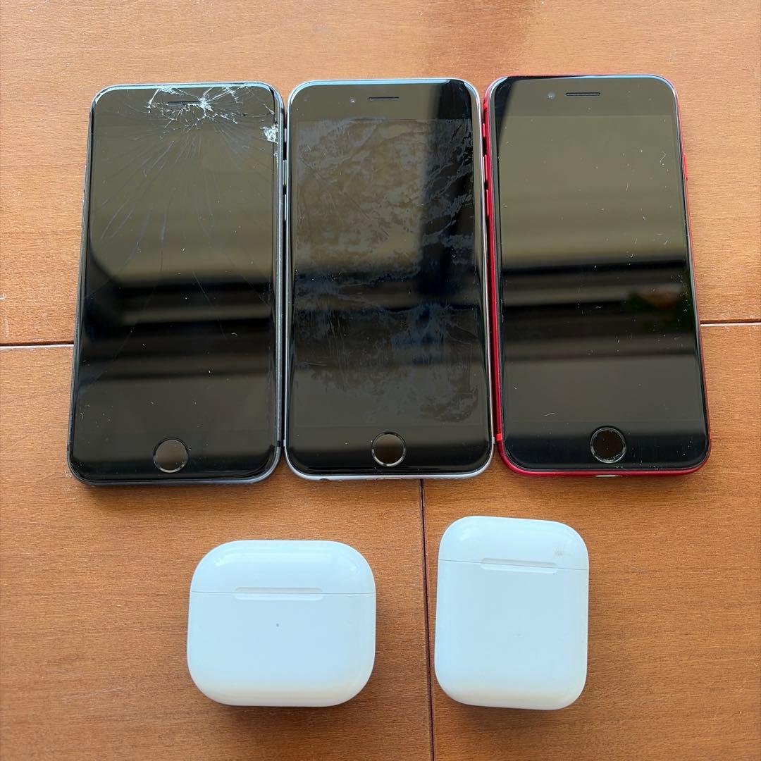 iPhone 7、iPhone 6s、iPhone SE、AirPods セット - メルカリ