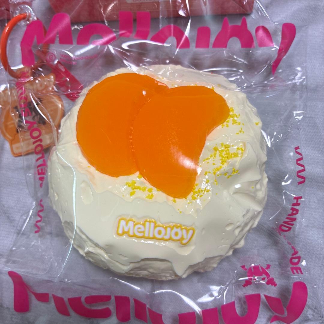 Mellojoy メロジョイ スクイーズ クリームまみれ大福 キウイ オレンジ
