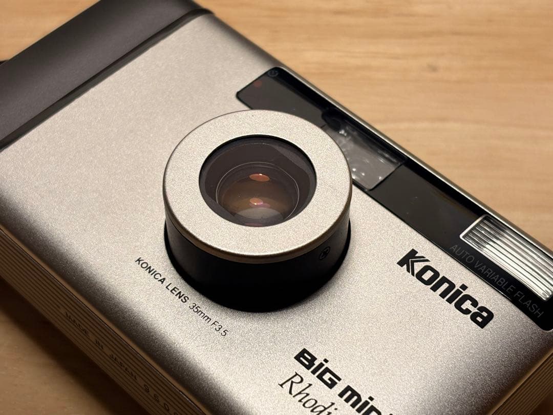美品】Konica BIG mini Rhodium フィルム BM-301 - メルカリ
