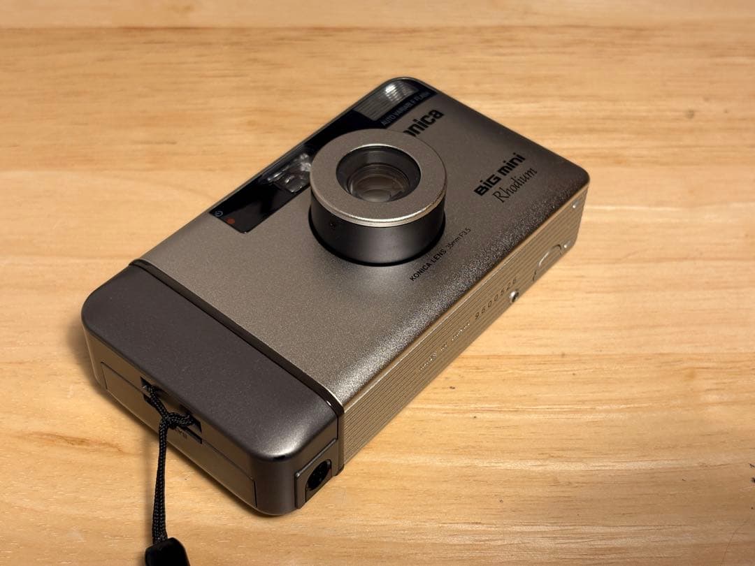 美品】Konica BIG mini Rhodium フィルム BM-301 - メルカリ