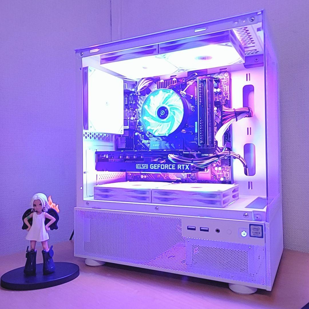 自作ゲーミングPC/Core i5-8400/16GB/RTX2060Super ゲーミングPC デスクトップパソコン ブラック GeForce RTX2060 第14