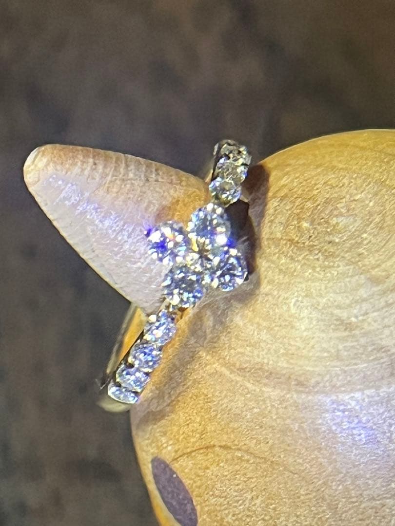 ブライテストスター K18 ダイヤモンド 0.46ct 10号