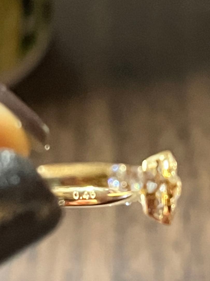 ブライテストスター K18 ダイヤモンド 0.46ct 10号