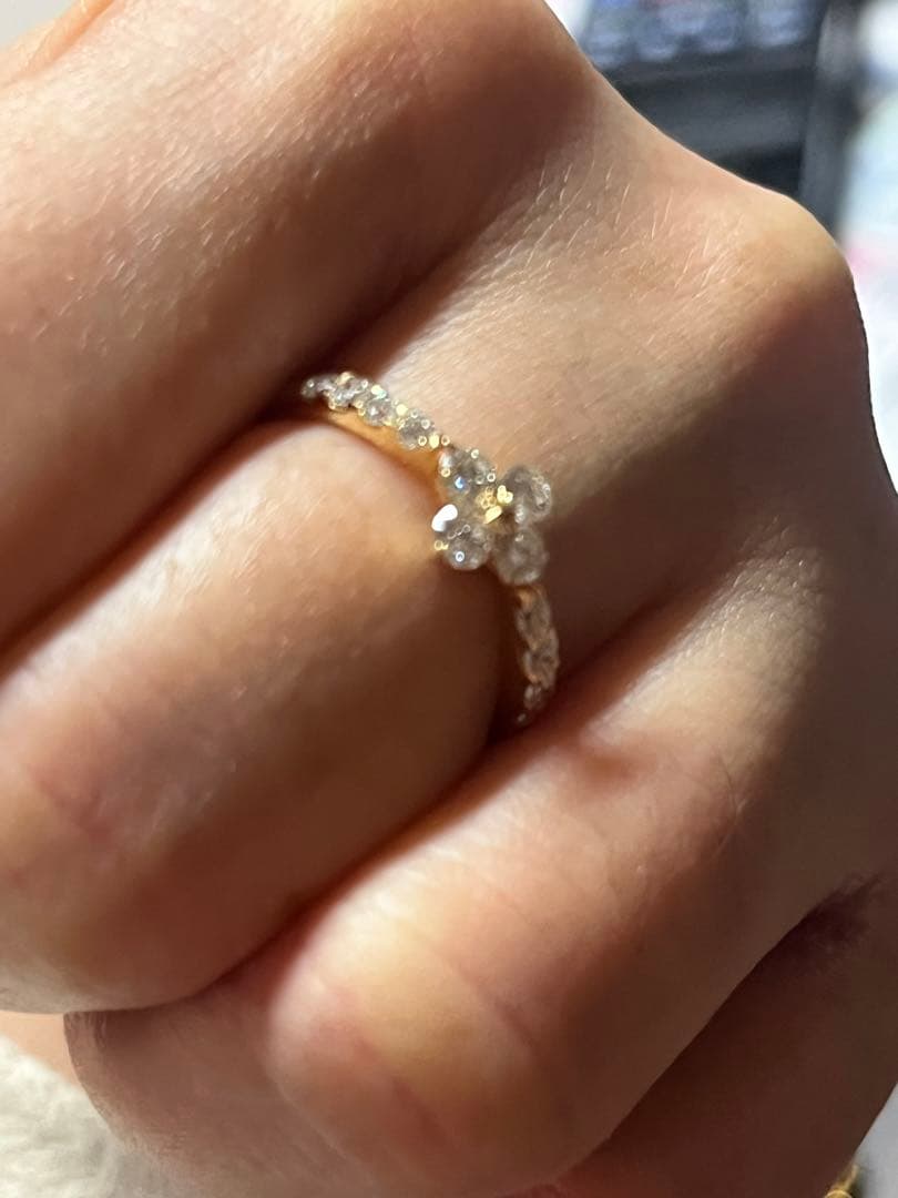 ブライテストスター K18 ダイヤモンド 0.46ct 10号