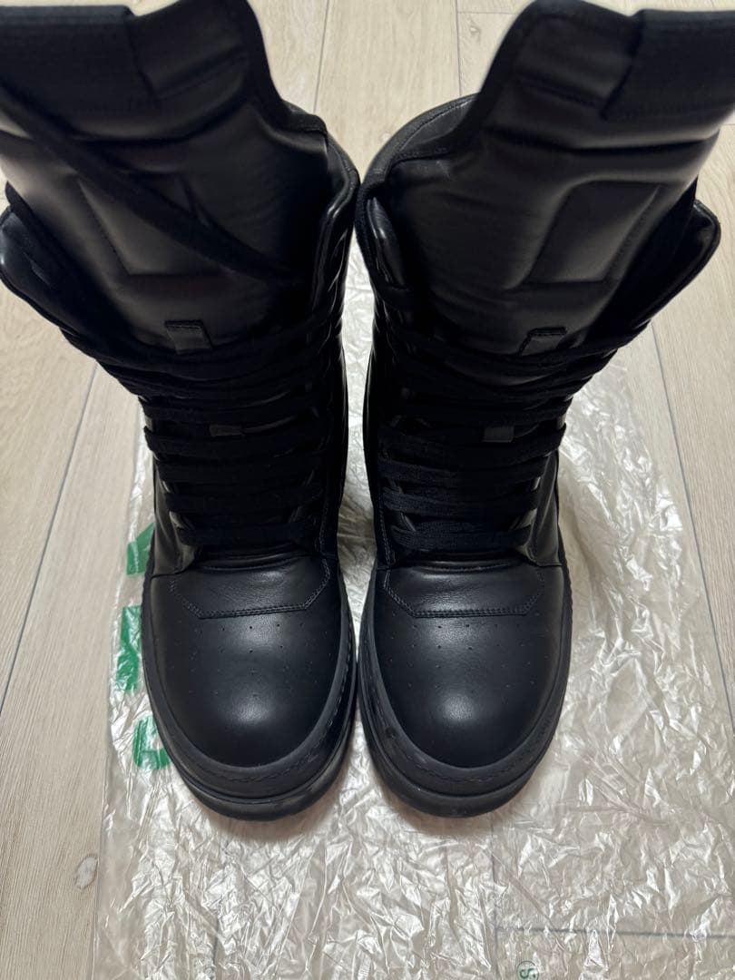 靴 Rick Owens MEGA GEOBASKET BLACK Rick Owens – Mega Geobasket