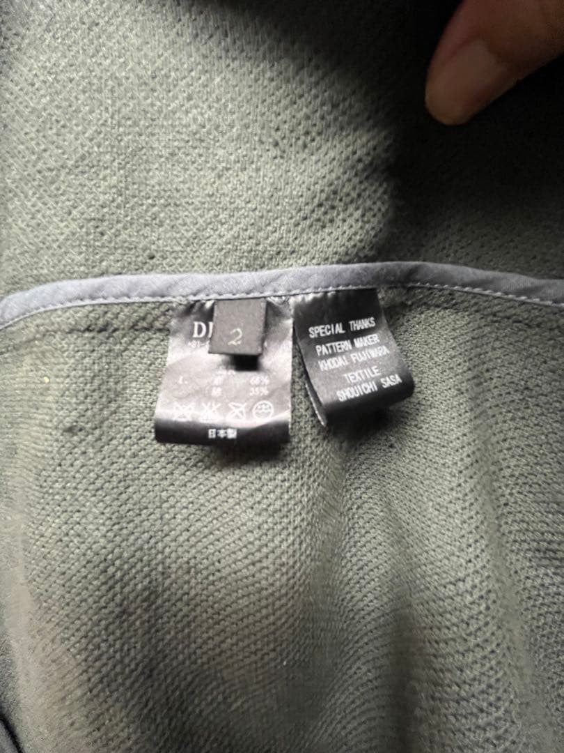 devoa リネンロングコート オリーブ サイズ2