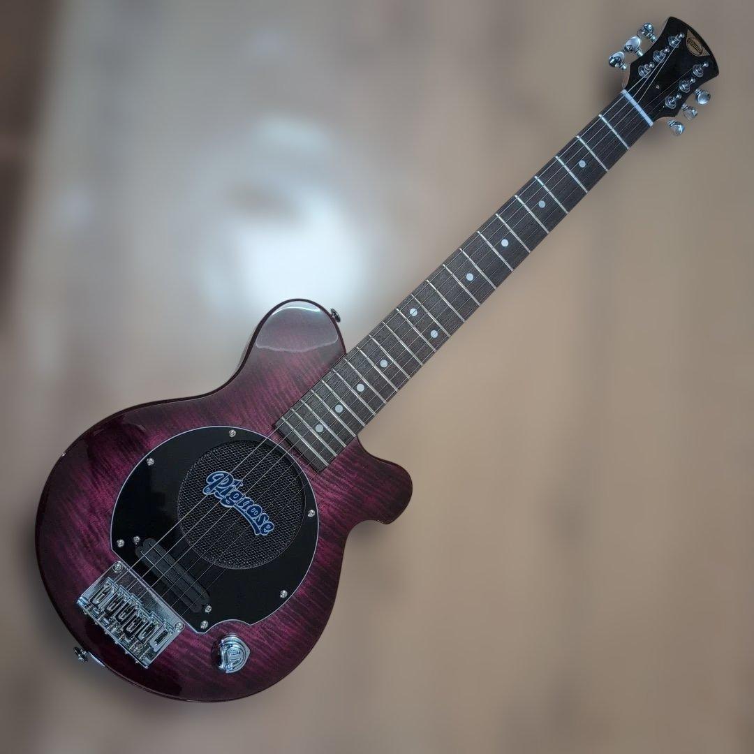 Pignose PGG-200 ピグノーズ アンプ内蔵 美品！ アンプ内蔵ギター Candy Apple Red PGG-200 CA PIGNOSE｜ピグノーズ