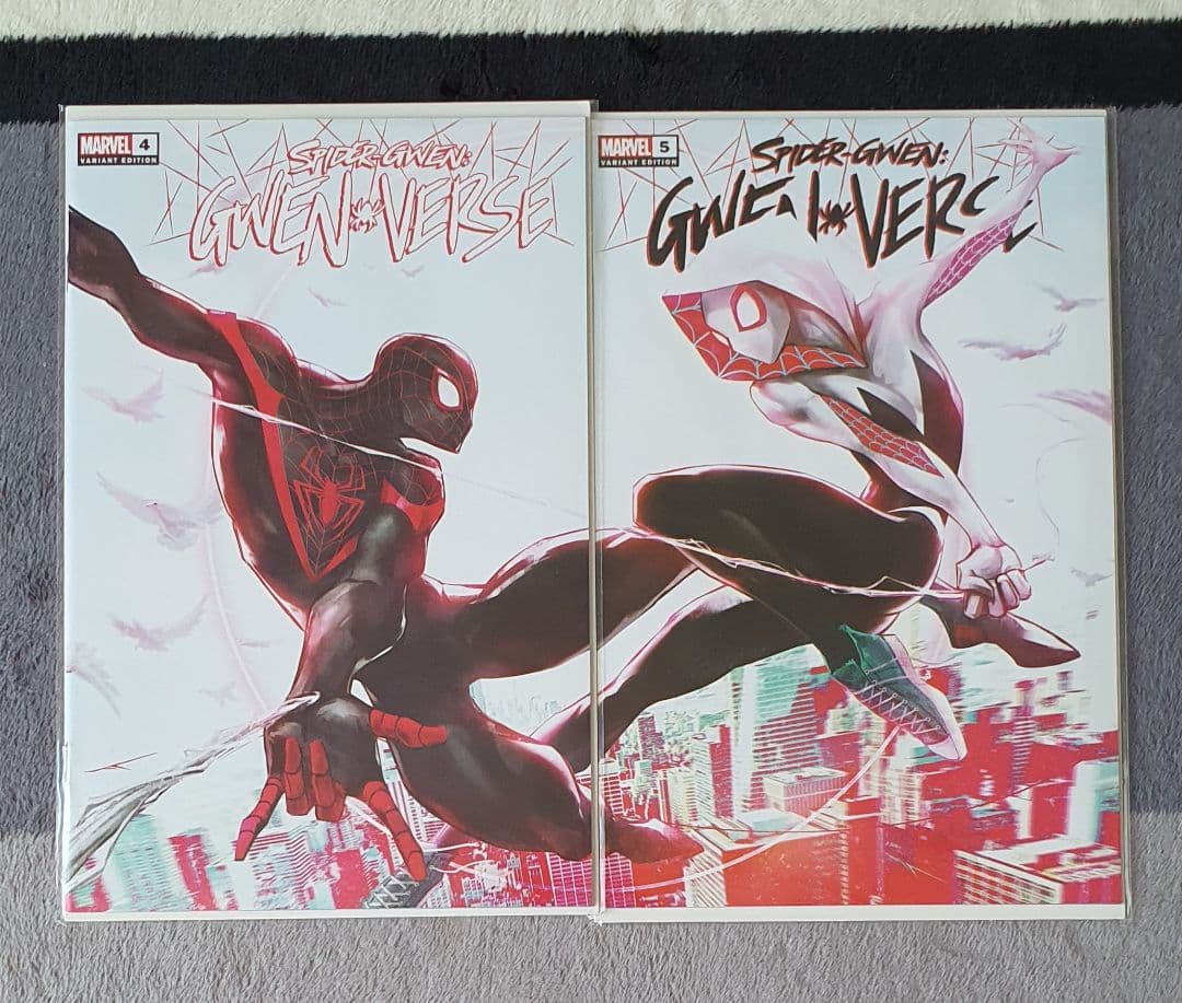 スパイダーグウェン #4 #5 2冊 バリアント アメコミリーフ - メルカリ