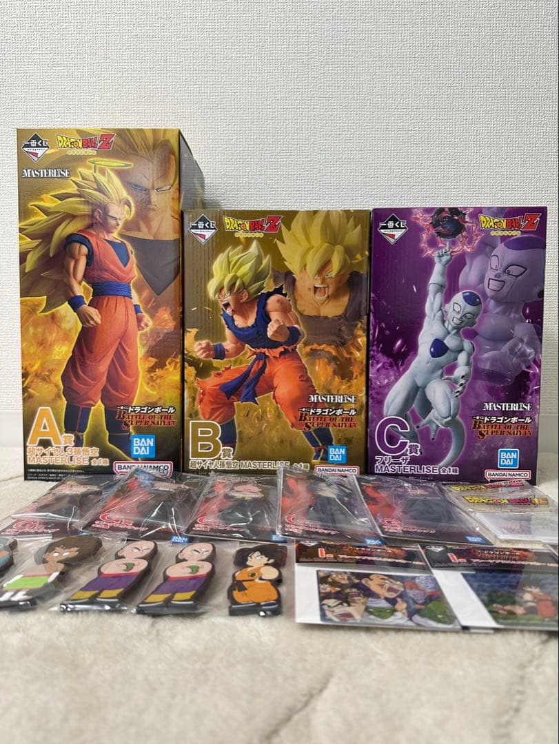 ドラゴンボール一番くじA,B,C 3体セット＋おまけ最終値下げ！(新品未開封) 一番くじ ドラゴンボール EX 孫悟空修業編｜一番くじ倶楽部｜BANDAI