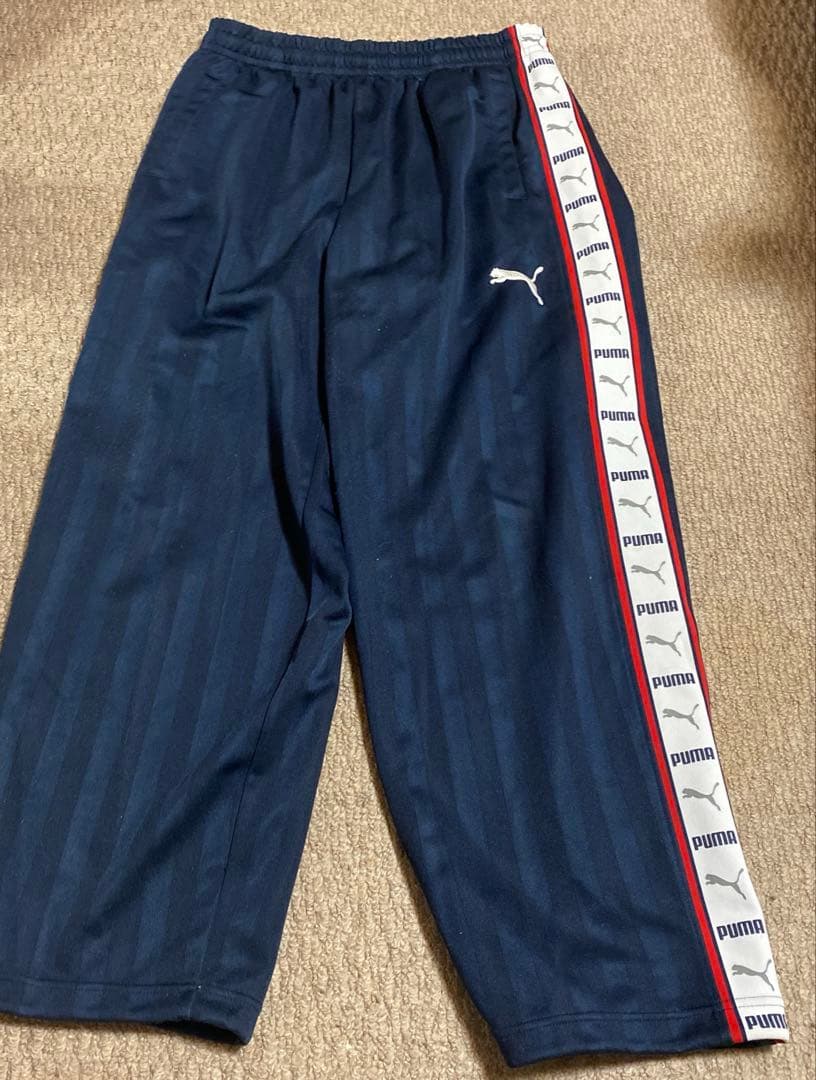 PUMA プーマ ジャージ　下：M　 赤 プーマ(PUMA) ジャージ上下セット 上下セット 裏起毛 トレウェ 687871