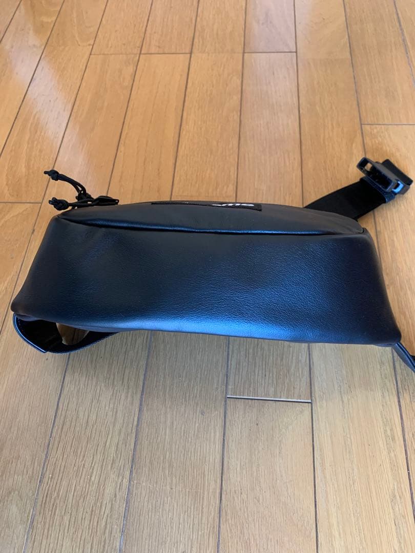バッグ Supreme Leather Waist Bag \"Black\"