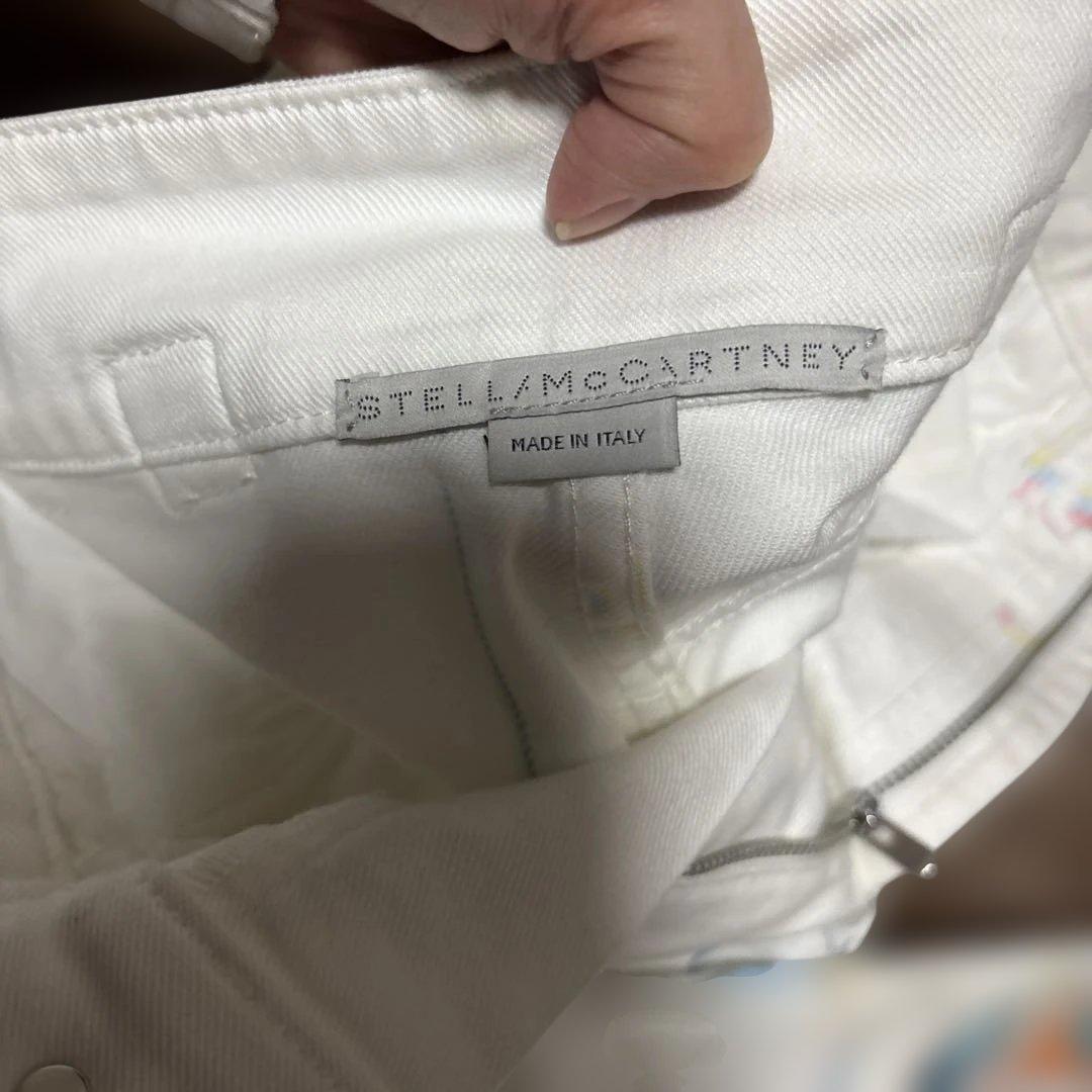ステラマッカートニー ホワイト マーブル デニム 24 - メルカリ