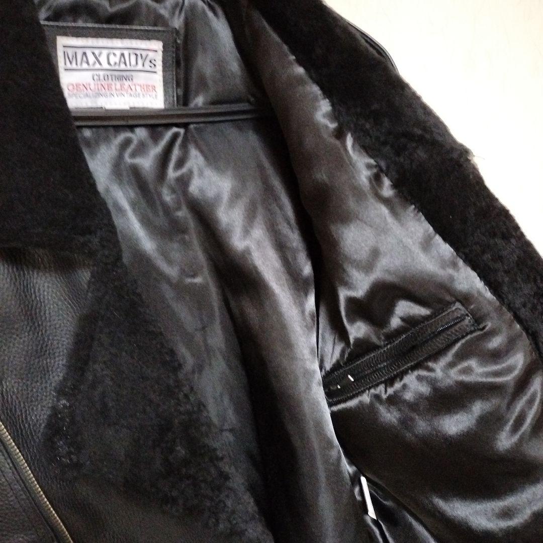 MAX CADYs ブラック・レイン風 ライダース・ジャケット (XL) - メルカリ