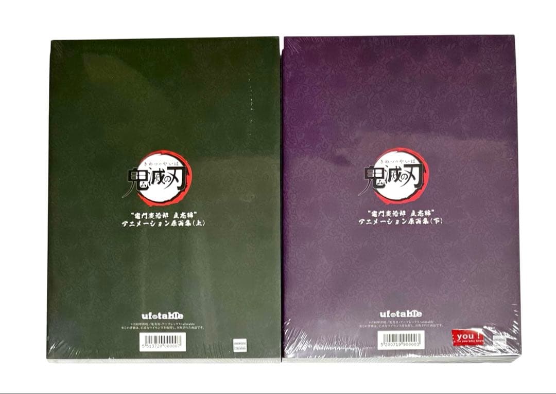 鬼滅の刃 立志編 アニメーション原画集 上下巻セット 炭治郎 義勇