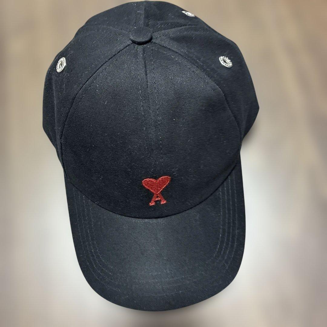 黒いハート刺繍キャップ ハート刺繍キャップ / heart embroidery cap – Bancha Bancha