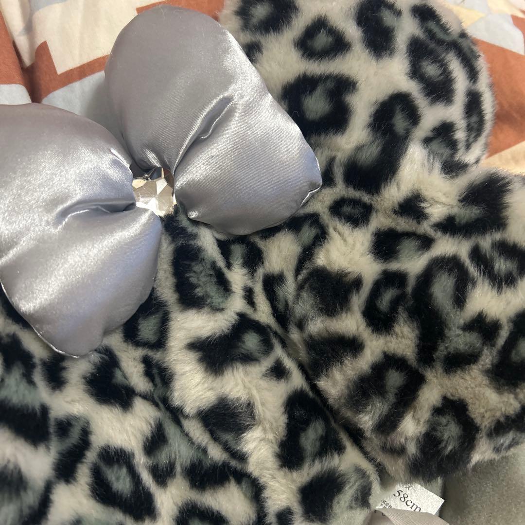 ディズニー ファンキャップ ヒョウ柄 グレー 旧 - メルカリ