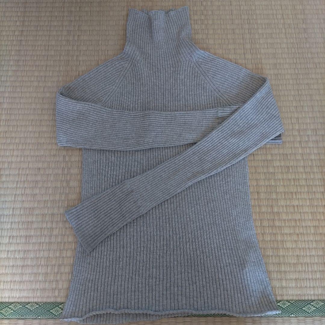 プリスティン　ヤクオーガニックコットン混リブタートル ヤクオーガニックコットン混リブタートル / オーガニックコットン