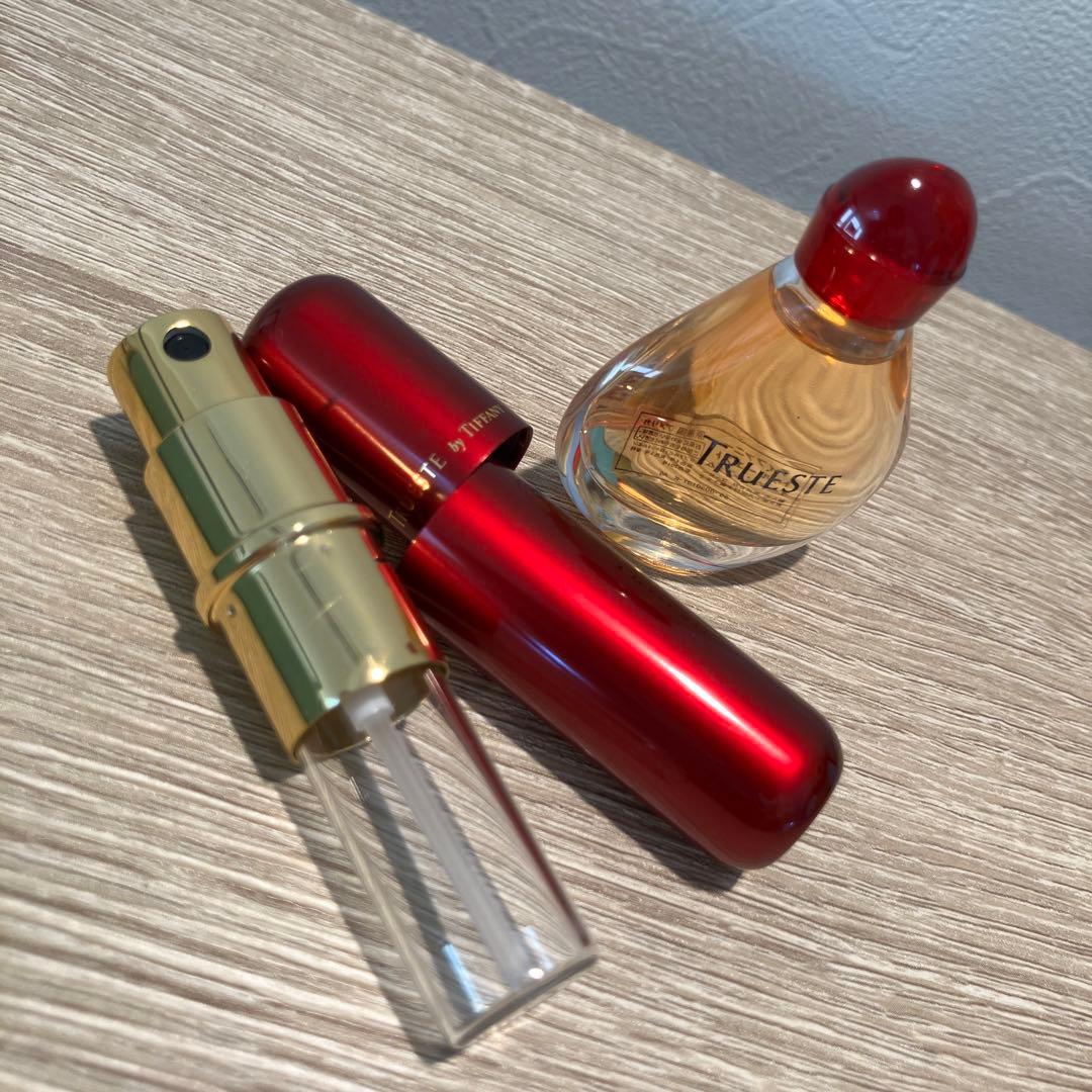 非売品】未開封✨ティファニー ✨香水&ロゴ入アトマイザー付 トゥルー