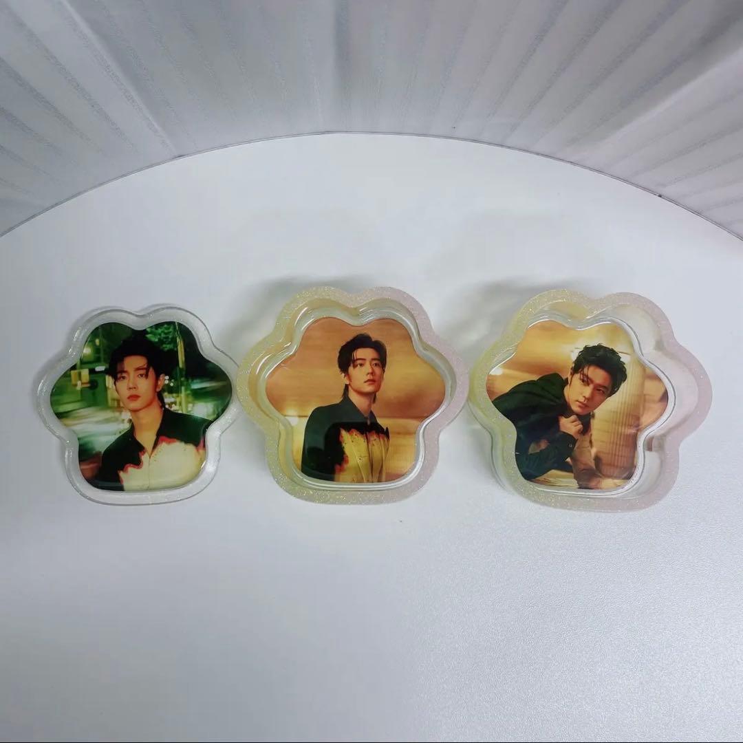 肖戦 二層構造の猫の肉球レジン収納ボックス❣️9セット❣️確認用❣️0106