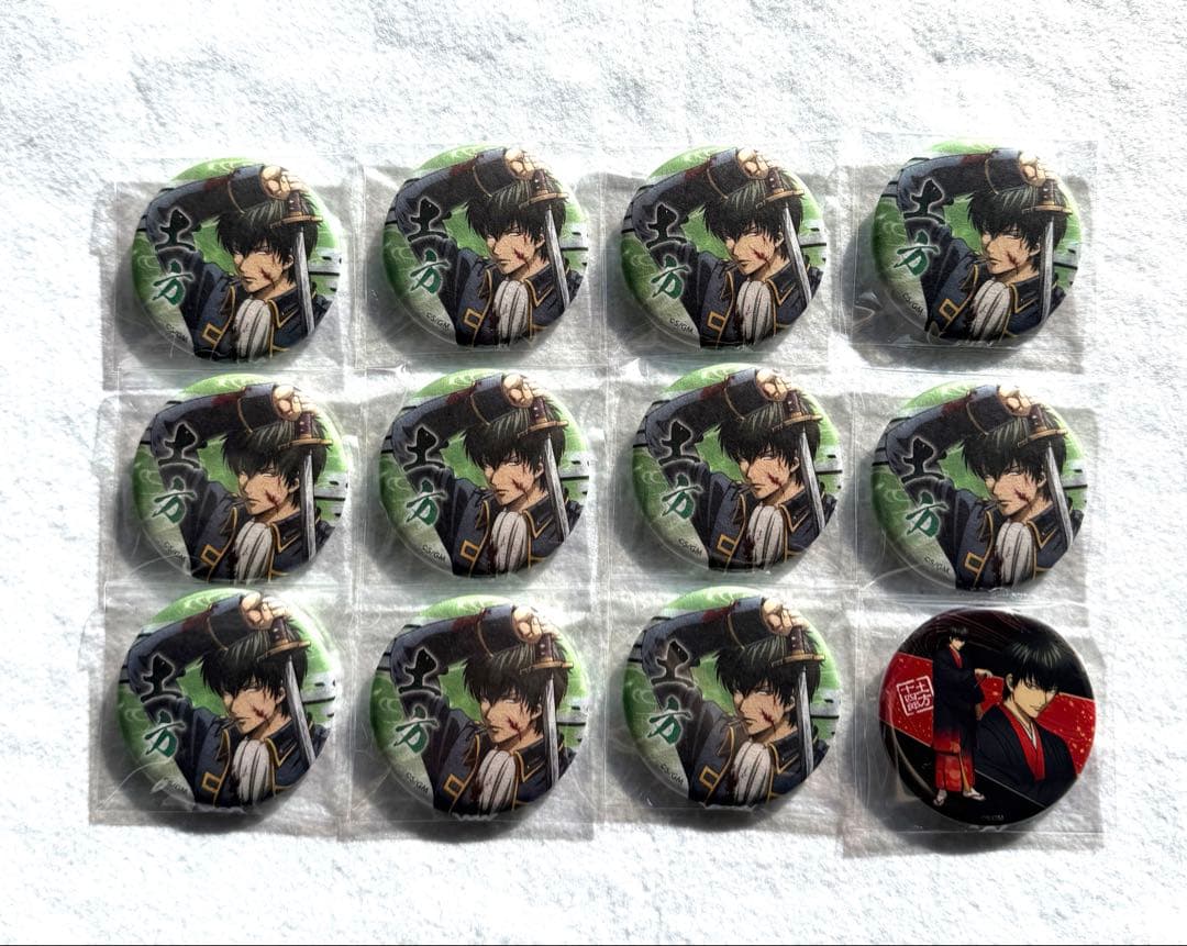 最終価格☆新劇場版 銀魂 吉原大炎上 土方十四郎 缶バッジ 12個セット