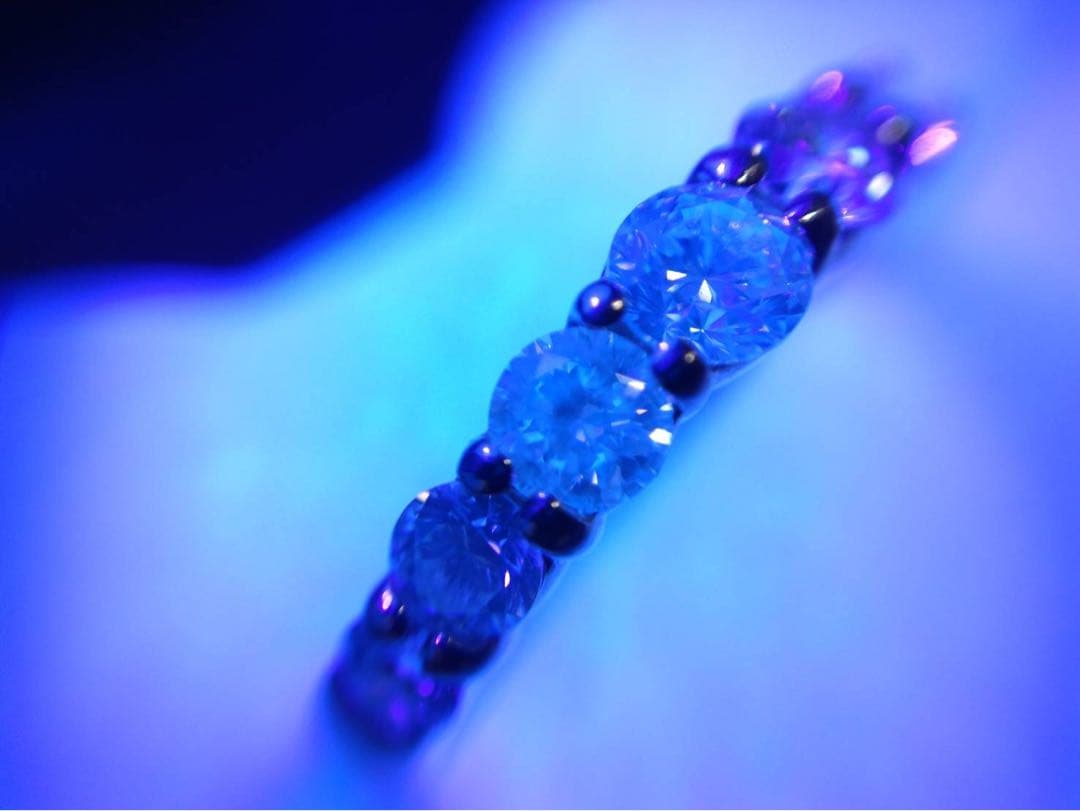 K18YG/ ダイヤリング 1.00ct ハーフエタニティ