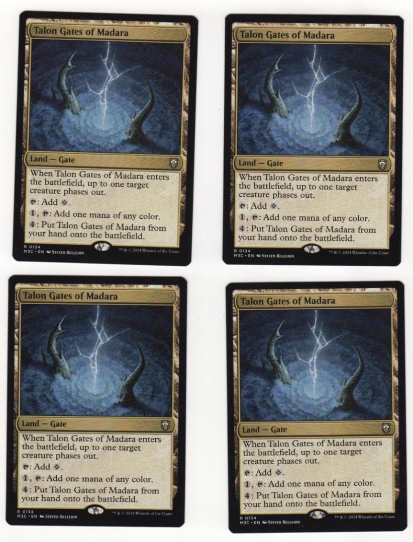 マダラの鉤爪門/Talon Gates of Madara 英語 4枚セット