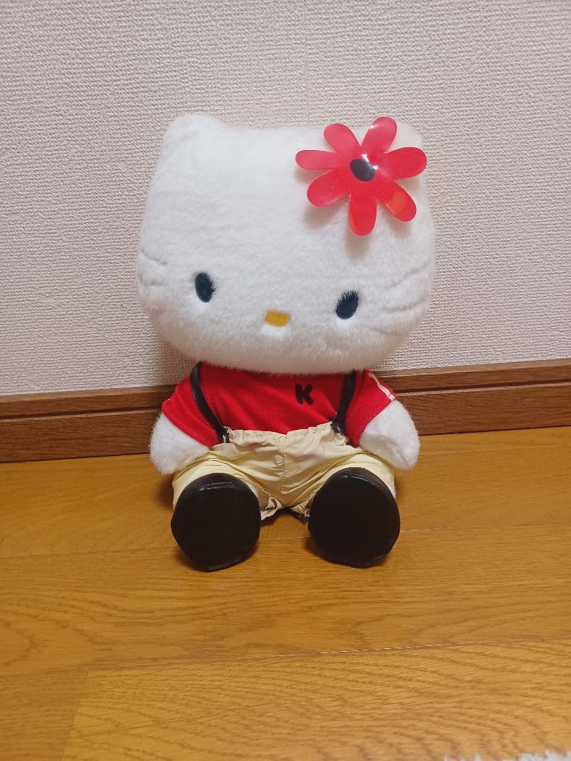 サンリオ　ハローキティ　可動　ぬいぐるみ　レトロ　ヴィンテージ　1999年