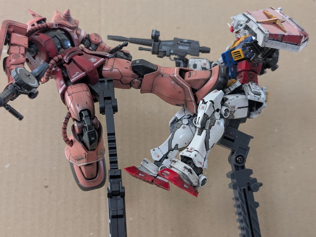 ジ・オリジン、シャア専用ザクiiとRG、RX-78-2ガンダムVer.2.0