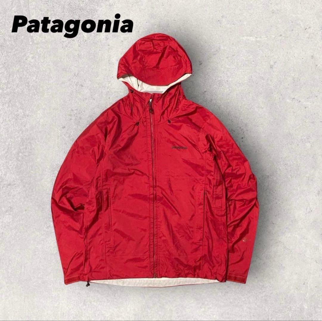 【パタゴニア】トレントシェルジャケット　マウンテンパーカー　M 赤　15年製 e 4464b9c0e0a8da924813d7f77eacb5