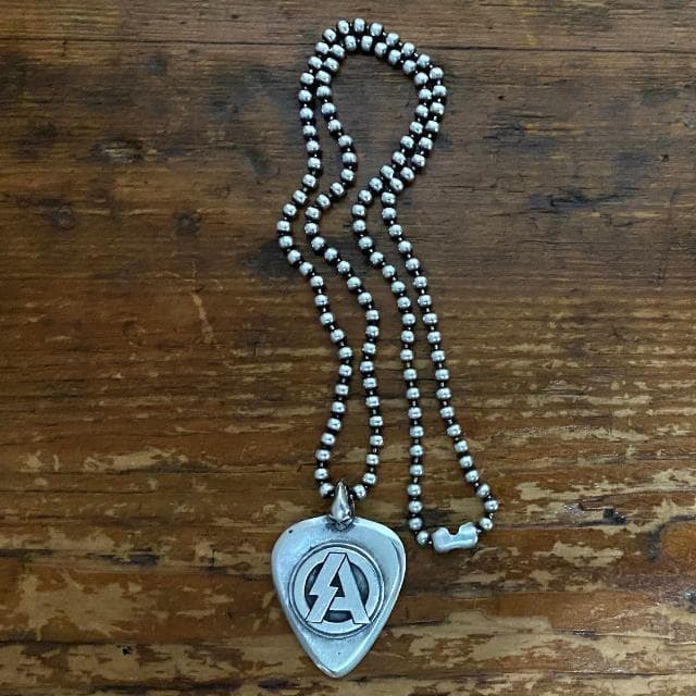 希少! 初期 SA エスエー × P.S.R.G ピック型 シルバー ネックレス