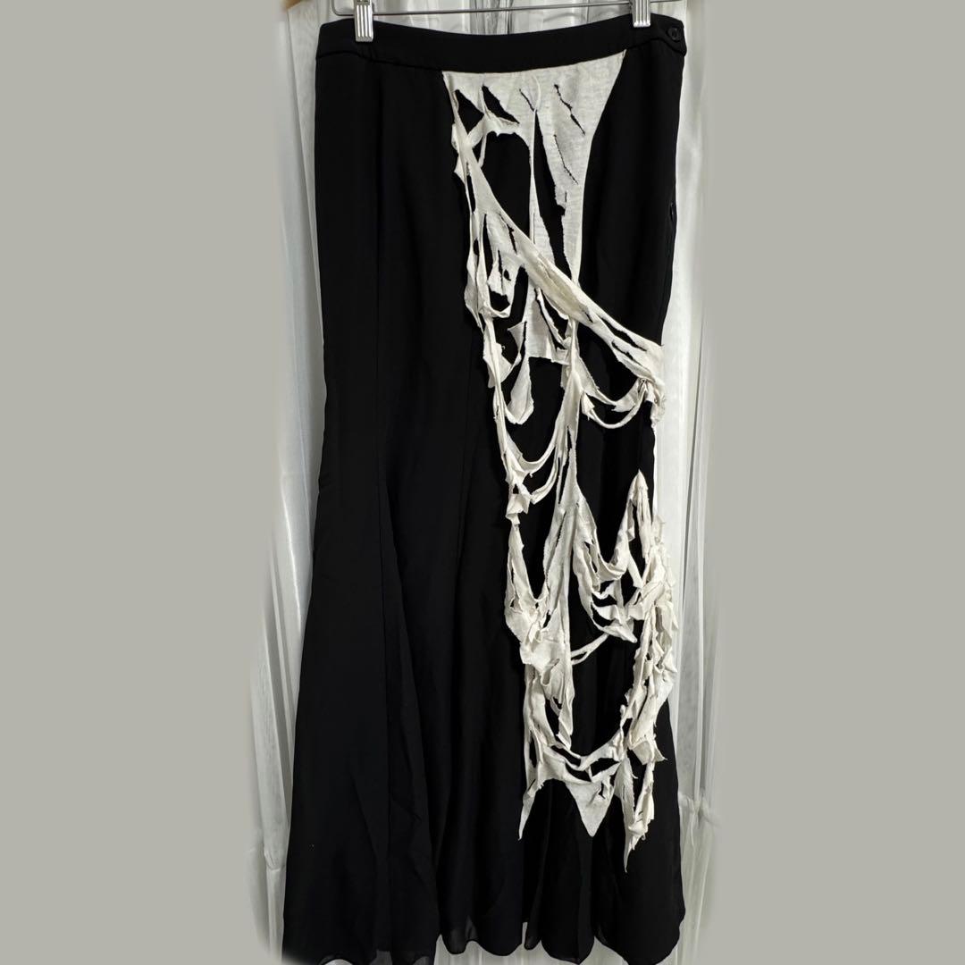 stigmata ガーゼダメージロングスカート 在庫限り】タックギャザーロングスカート（SZストレッチガーゼ）｜ao