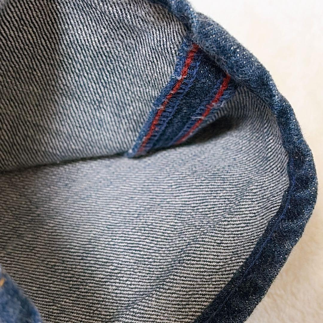 45rpm セルビッチデニム 赤耳 ストレート 細身 インディゴ 28インチ