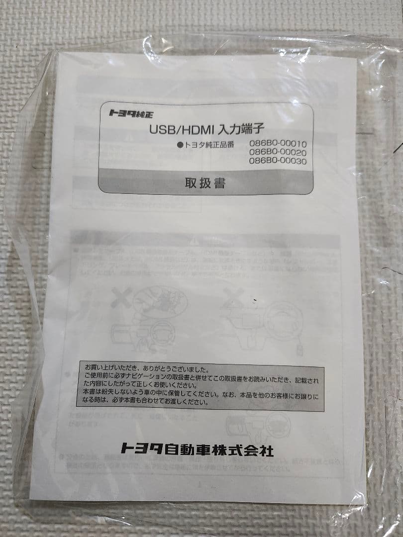 佐藤弘　HDMI/USB入力端子 品番086B0-00010　未使用品