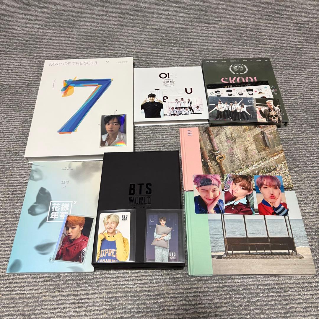 BTS アルバム まとめ売り 花様年華 BTS WORLD など トレカ付き - メルカリ