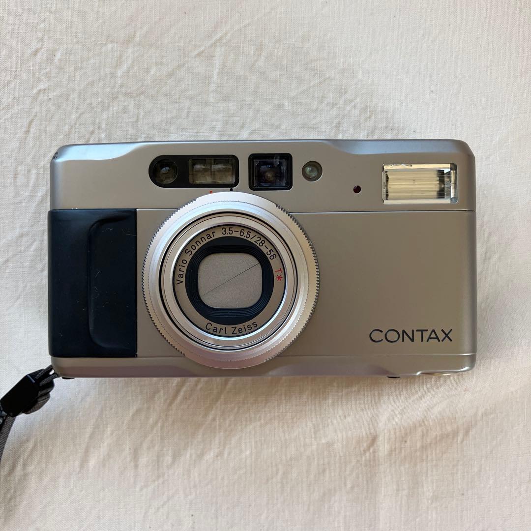 【動作確認済 】CONTAX T VSⅡ フィルムカメラ Yahoo!オークション -「contax tvs ii」の落札相場・落札価格