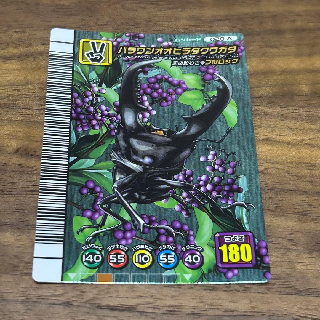 パラワンオオヒラタクワガタ ムシキング 5周年コレクションカード
