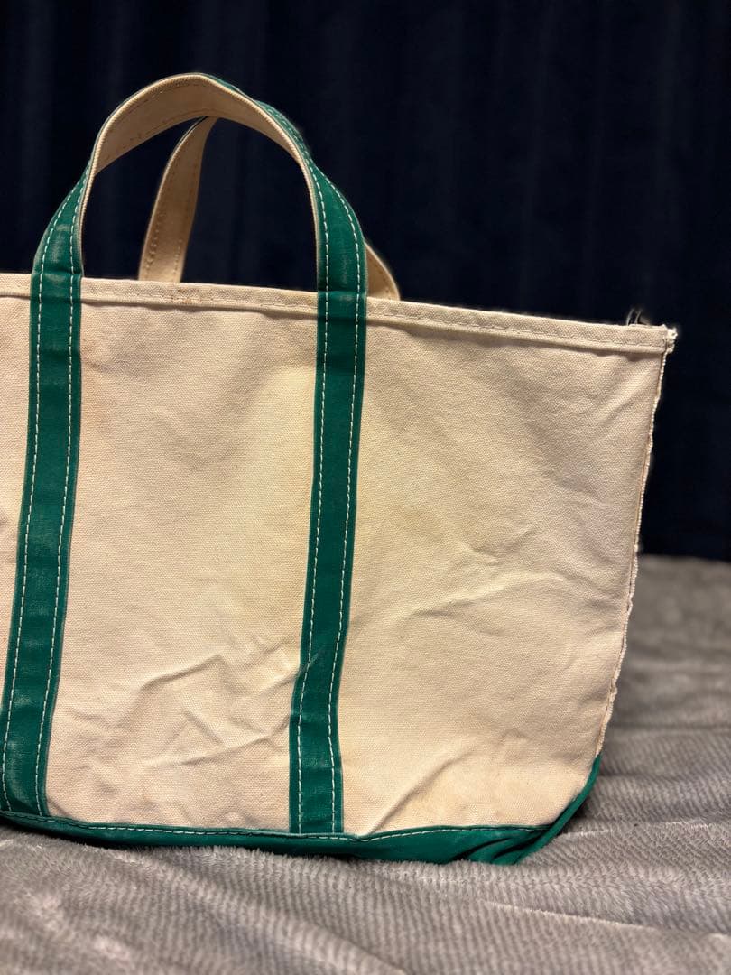 80s L.L.BEAN エルエルビーン ボートアンドトート USA製 緑 単色
