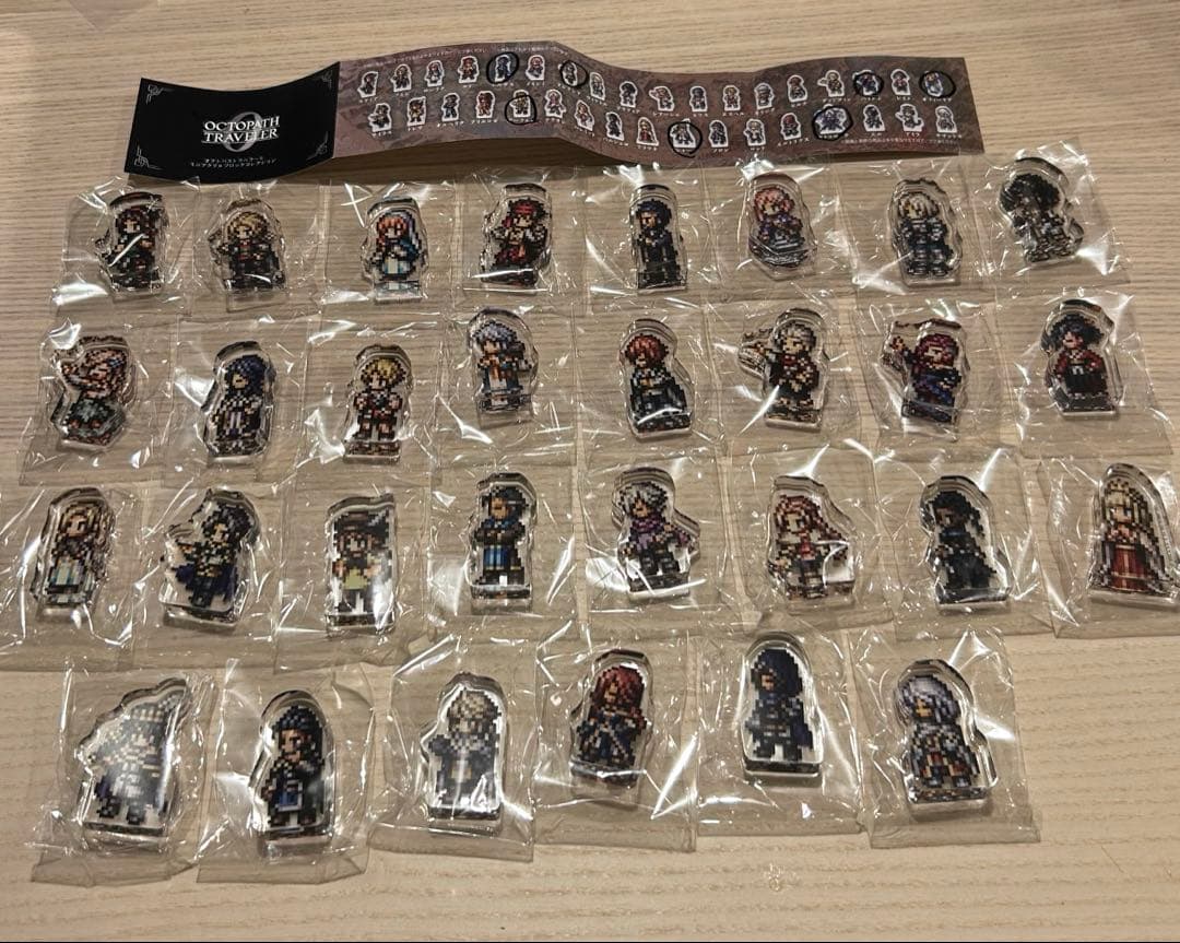 オクトパストラベラー0 ミニアクリルブロックコレクション 30個セット