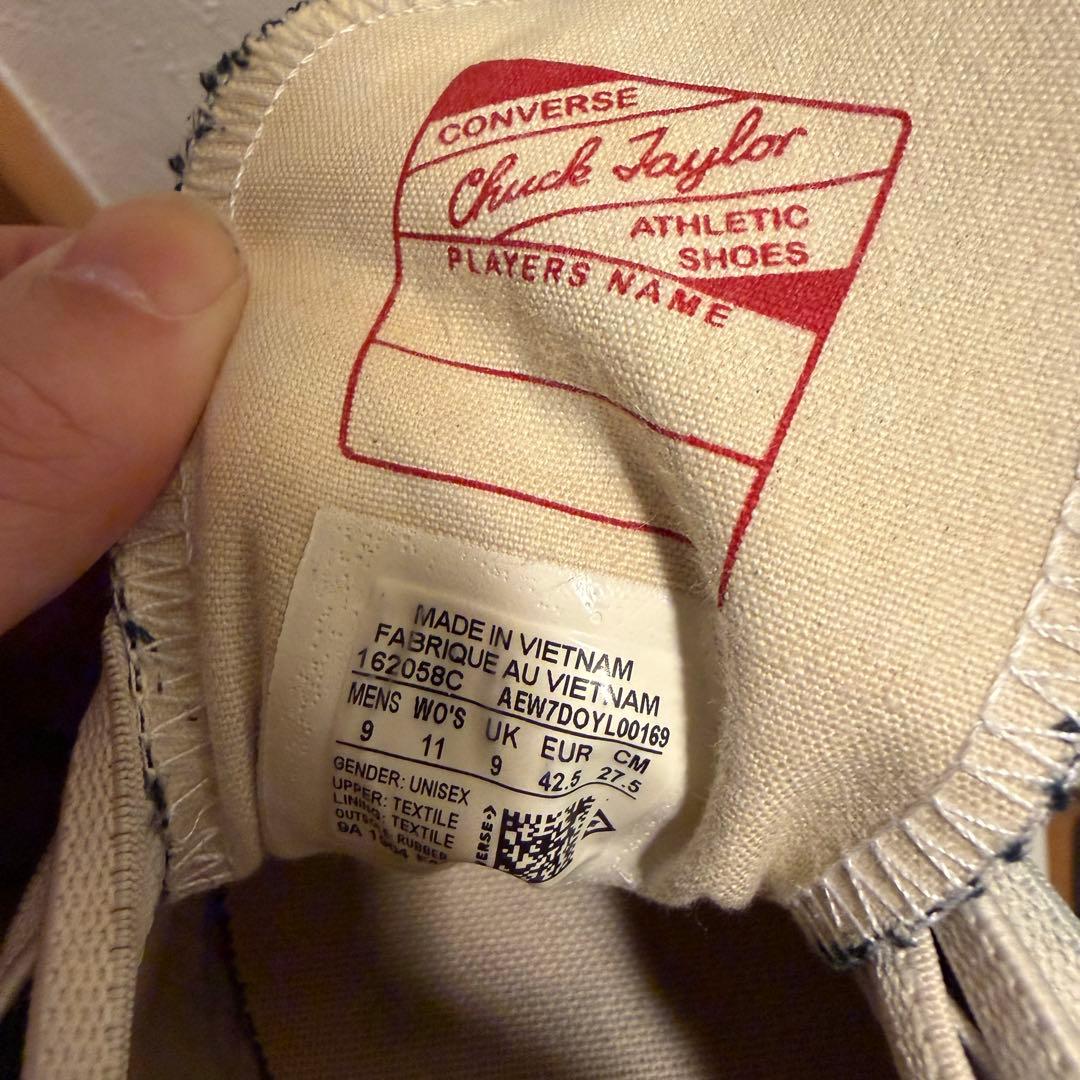 【最終値引き】コンバース CT0 27.5cm ブラック ローカット