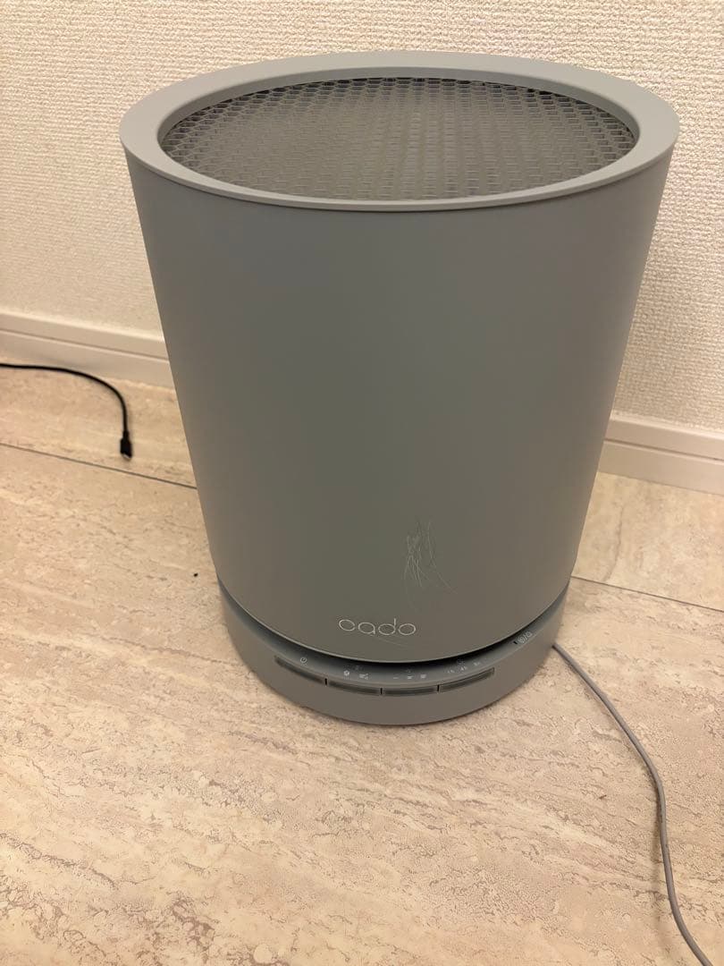 2025年8月購入 cado LEAF 130 空気清浄機 クールグレー cado（カドー） 【公式ストア限定2年保証】 LEAF 130 空気清浄機 除菌