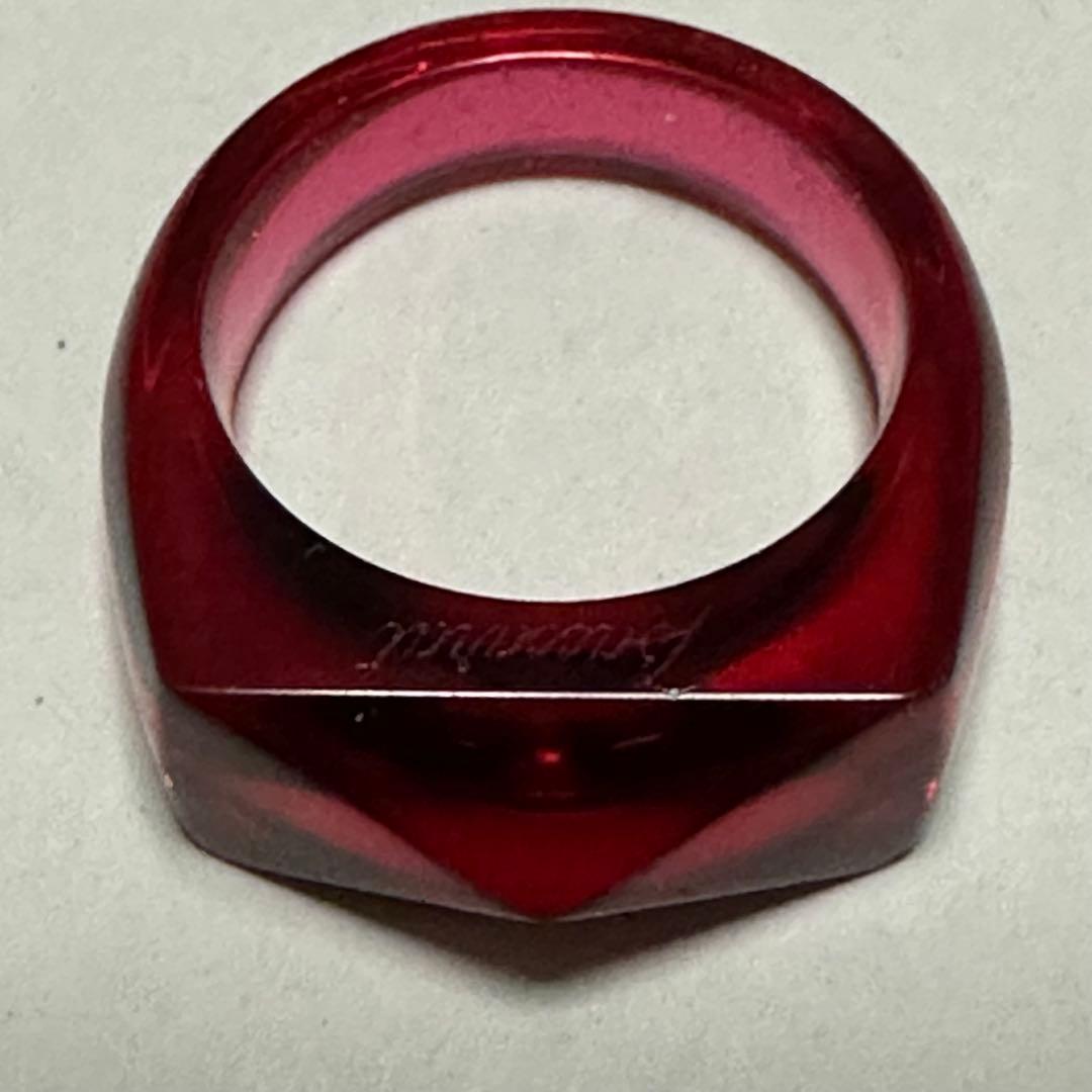 バカラ クリスタルリング 13号 レッド - メルカリ