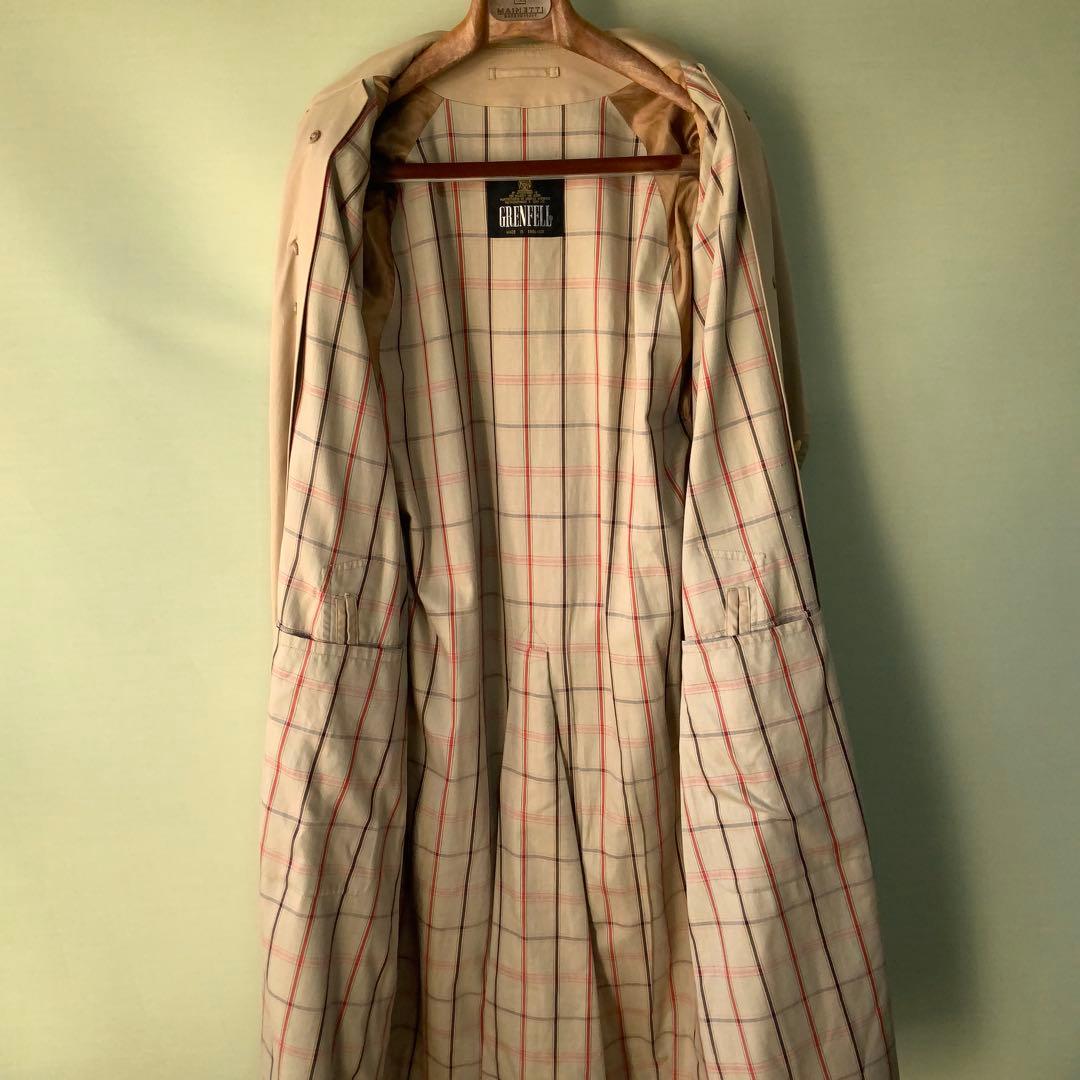 GRENFELL グレンフェル 黒タグ トレンチコート 42 英国製 - メルカリ