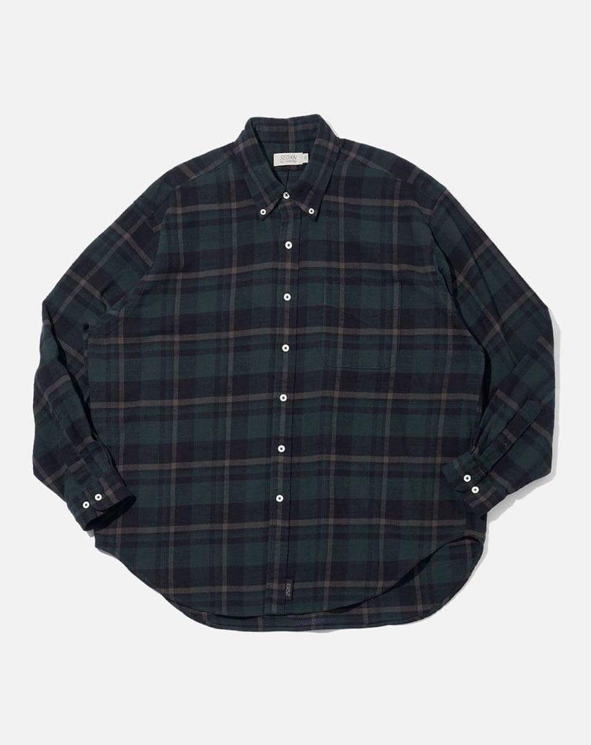 TWILL PLAID BIG BD SHIRT Mサイズ セダン - メルカリ