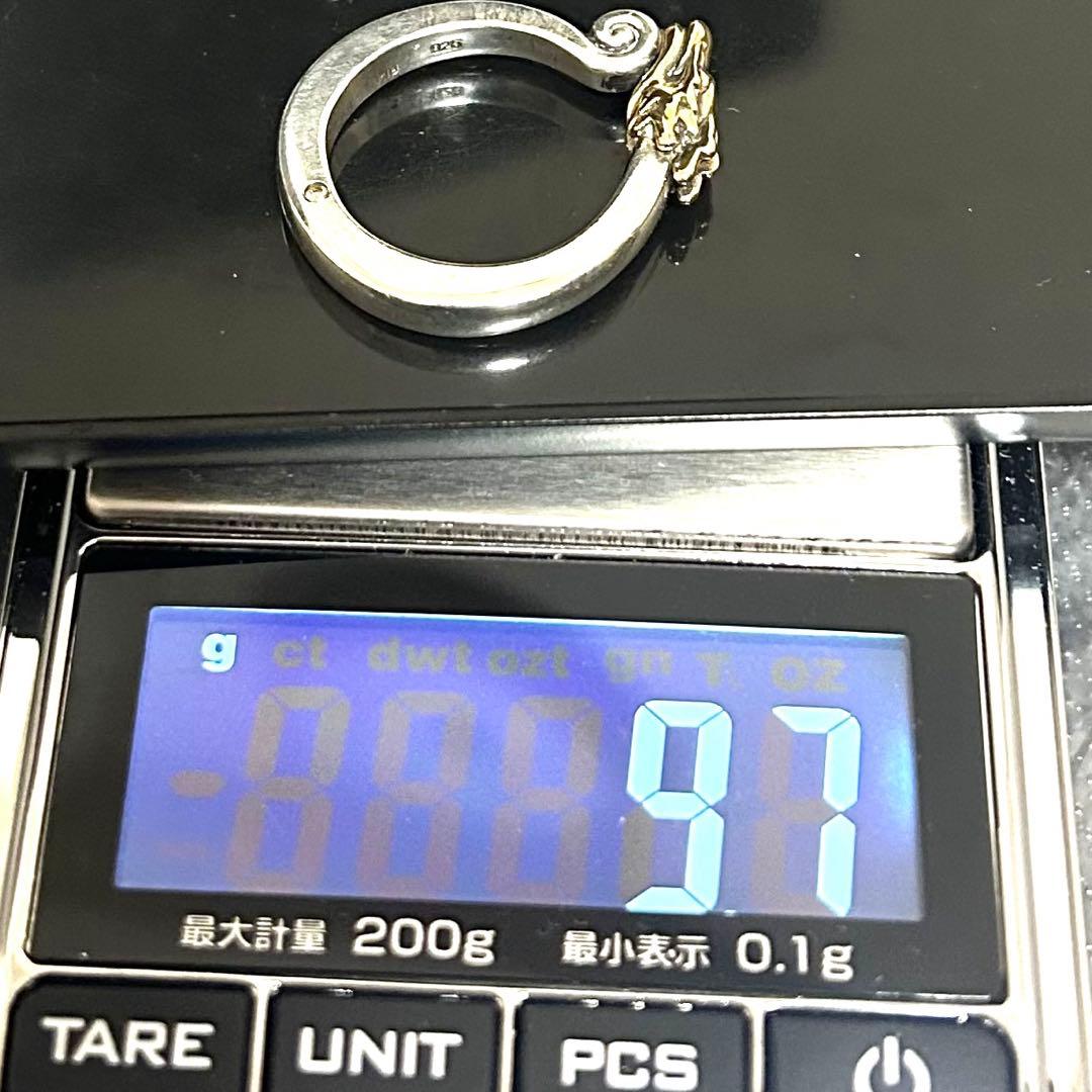 激レア MARS ドラゴン 指輪 コンビ k18 シルバー 925 重量9.7g - メルカリ