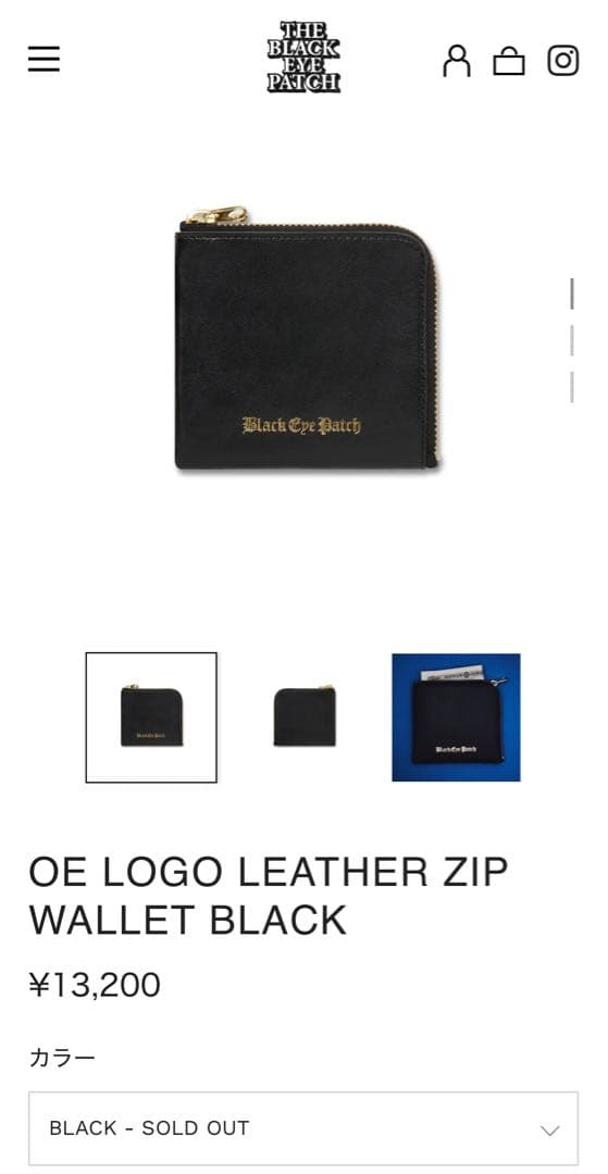 ブラックアイパッチ 財布 - メルカリ